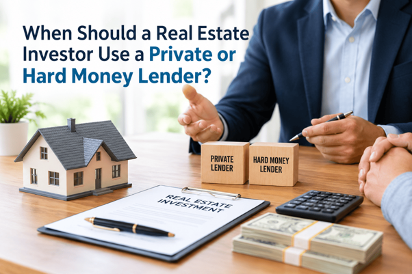 When Should a Real Estate Investor Use a Private or Hard Money Lender?